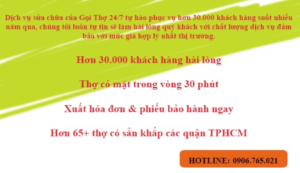 Liên hệ ngay với Gọi Thợ 24/7 để trải nghiệm dịch vụ sửa chữa điện nước chuyên nghiệp, uy tín nhất!