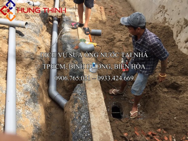 Đội ngũ thợ sửa chữa đường ống nước chuyên nghiệp, có tay nghề cao và giàu kinh nghiệm